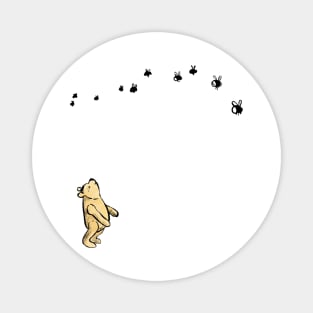 Vintage Winnie the Pooh with Bees Magnet